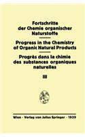 Fortschritte der Chemie Organischer Naturstoffe / Progress in the Chemistry of Organic Natural Products
