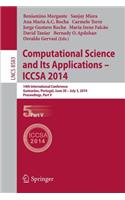 Computational Science and Its Applications - ICCSA 2014: 14th International Conference, Guimarães, Portugal, June 30 - July 3, 204, Proceedings, Part V
