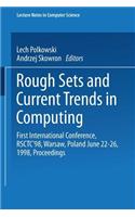 Rough Sets and Current Trends in Computing