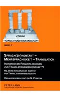 Sprach(en)kontakt - Mehrsprachigkeit - Translation