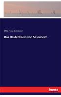 Das Haideröslein von Sesenheim