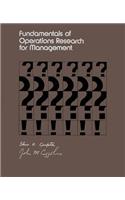 Fundamentals of Operations Research for Management