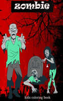 Zombie Kids Coloring Book
