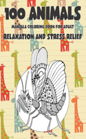 Mandala Coloring Book for Adult Relaxation and Stress Relief - Animals