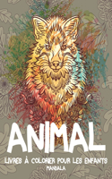 Livres à colorier pour les enfants - Mandala - Animal