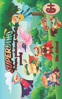 SUPERDINO polącz, pokoloruj, wytnij, puzzluj. Dla dzieci 6+