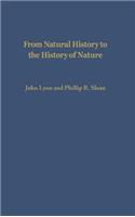 From Natural History to the History of Nature