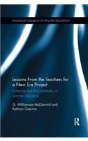 Lessons from the Teachers for a New Era Project