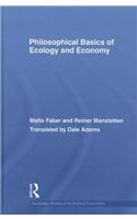 Philosophical Basics of Ecology and Economy