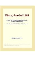 Diary, Jun-Jul 1668 (Webster's Chinese Traditional Thesaurus Edition)