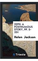 Zeph: A Posthumous Story