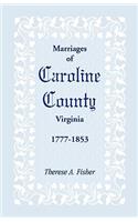 Marriages of Caroline County, Virginia, 1777-1853