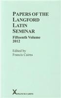 Papers of the Langford Latin Seminar, 15, 2012