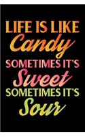 Life Is Like Candy. Sometimes It's Sweet
