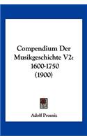 Compendium Der Musikgeschichte V2
