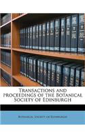Transactions and Proceedings of the Botanical Society of Edinburgh Volume V.22 1901-1905
