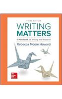 Writing Matters: A Handbook for Writing and Research (Comprehensive Edition with Exercises)