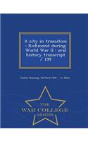A City in Transition