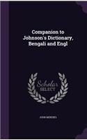 Companion to Johnson's Dictionary, Bengali and Engl