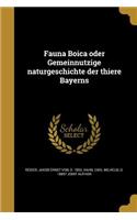 Fauna Boica Oder Gemeinnutzige Naturgeschichte Der Thiere Bayerns