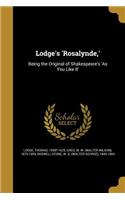 Lodge's 'Rosalynde, '