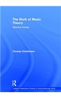 The Work of Music Theory