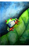 Tree Frog Journal: (Notebook, Diary, Blank Book) 6x9