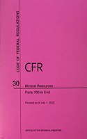 Code of Federal Regulations Title 30, Mineral Resources, Parts 700-End, 2020