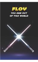 Floy You Are Out Of This World: Unique Personalised Full Lined Sci-Fi Journal Diary Notebook Gift For A Boy Called Floy - 100 Pages - Perfect for Boys & Men - A Great Journal For H