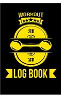 Workout Log book: Fitness Log Books, Workout Log Books for Men & Women Track Your Progress, Cardio, Weights And More! 6x9 Paperback