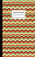 Composition Notebook: Boho Pattern, Large College Lined Paper Notebook Journal, For Students Kids Teens Girls Boys, 100 pages, 8.5" x 11", School, Teachers, Back to Schoo