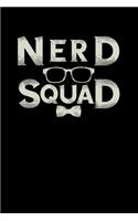 Nerd Squad: 6x9 Nerd - blank with numbers paper - notebook - notes