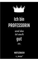 Notizbuch für Professoren / Professor / Professorin: Originelle Geschenk-Idee [120 Seiten kariertes blanko Papier]