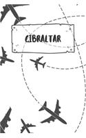 Gibraltar: Ruled Travel Diary Notebook or Journey Journal - Lined Trip Pocketbook for Men and Women with Lines