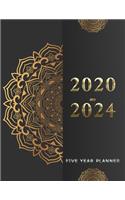 2020-2024 Monthly Planner Five Year Planner
