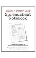 Excel Power User Spreadsheet Notebook