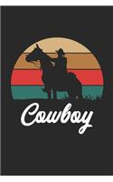 Cowboy Notebook - Vintage Cowboy Journal - Cowboy Diary