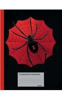 Composition Notebook Spider