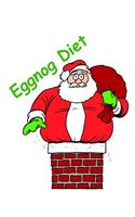Funny Christmas Composition Book Santa Claus Eggnog Diet 130 Pages: (Notebook, Diary, Blank Book)(Christmas Season Winter Holiday Composition Books Notebooks)