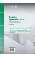 RIBA Concise Agreement 2010 (2012 Revision): Architect