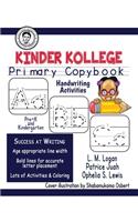 Kinder Kollege Primary Copybook