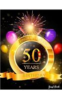 Congratulation 50 Years Birthday Guest Book
