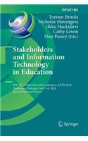 Stakeholders and Information Technology in Education