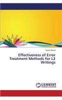 Effectiveness of Error Treatment Methods for L2 Writings