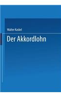 Der Akkordlohn