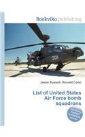 List of United States Air Force Bomb Squadrons
