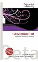 Tukey's Range Test: (English)