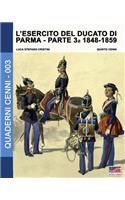 L'esercito del Ducato di Parma parte terza 1848-1859