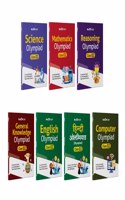 Arihant Bloom CAP Olympiad Science, Mathematics, Reasoning, English, General Knowledge, Hindi, Computer Class 2 (Set of 7 books)