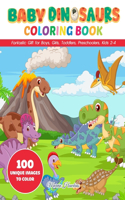 Baby Dinosaur Coloring Book for Kids